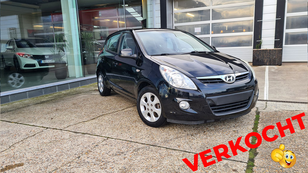 hyundai I20 zwart tweedehandswagens garage peter