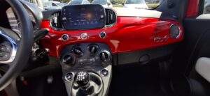 Fiat 500 C hybride 2021 1240 benzine cabrio rood tweedehandswagens garage peter bredene oostende (10)