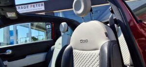 Fiat 500 C hybride 2021 1240 benzine cabrio rood tweedehandswagens garage peter bredene oostende (11)