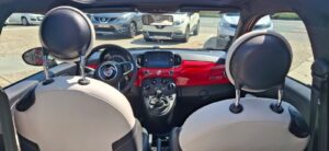Fiat 500 C hybride 2021 1240 benzine cabrio rood tweedehandswagens garage peter bredene oostende (8)