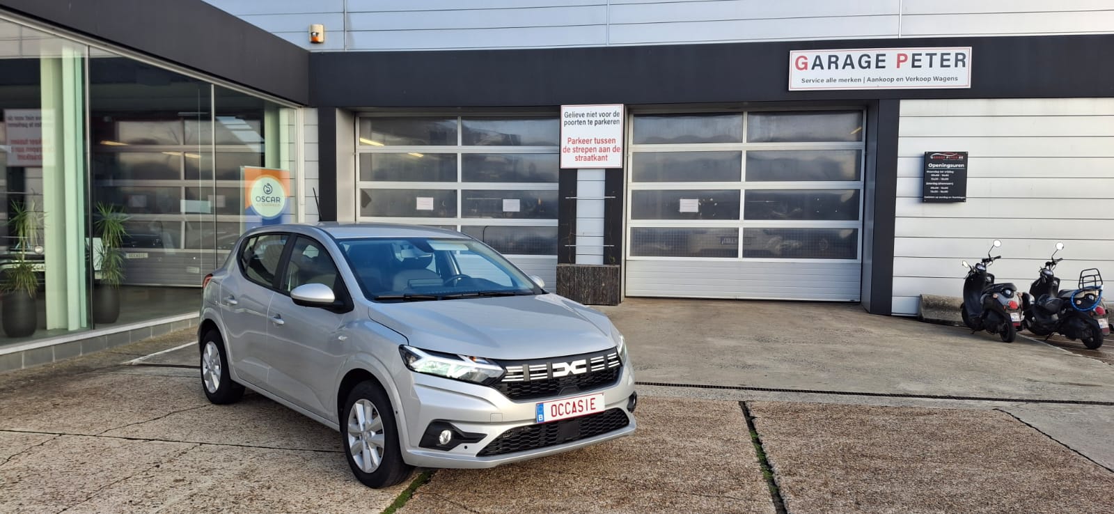 Dacia Sandero Expression TCe90 automaat benzine 2023 tweedehandswagens garage peter bredene oostende (1)