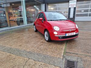 Fiat 500 Lounge 1200 benzine voorkant tweedehandswagens garage peter bredene oostende (1)