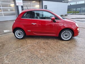 Fiat 500 Lounge 1200 benzine voorkant tweedehandswagens garage peter bredene oostende (2)
