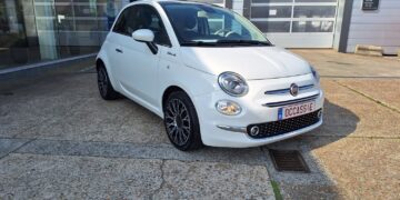 Fiat 500 1000 benzine hybrid dolcevita tweedehandswagens garage peter bredene oostende (1)