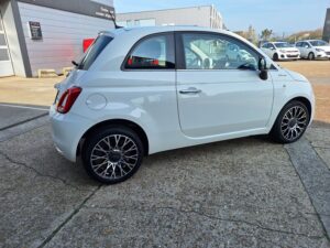Fiat 500 1000 benzine hybrid dolcevita tweedehandswagens garage peter bredene oostende (2)
