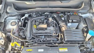 volkswagen t cross 10 benzine 2022 zilver tweedehandswagens garage peter bredene oostende (16)