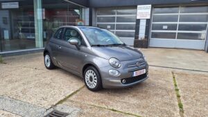 fiat 500 10 hybrid grijs tweedehandswagens garage peter bredene oostende 01 (1)