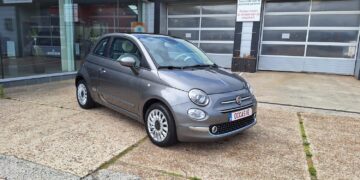 fiat 500 10 hybrid grijs tweedehandswagens garage peter bredene oostende 01 (1)