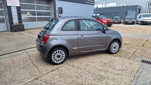 fiat 500 10 hybrid grijs tweedehandswagens garage peter bredene oostende 01 (2)