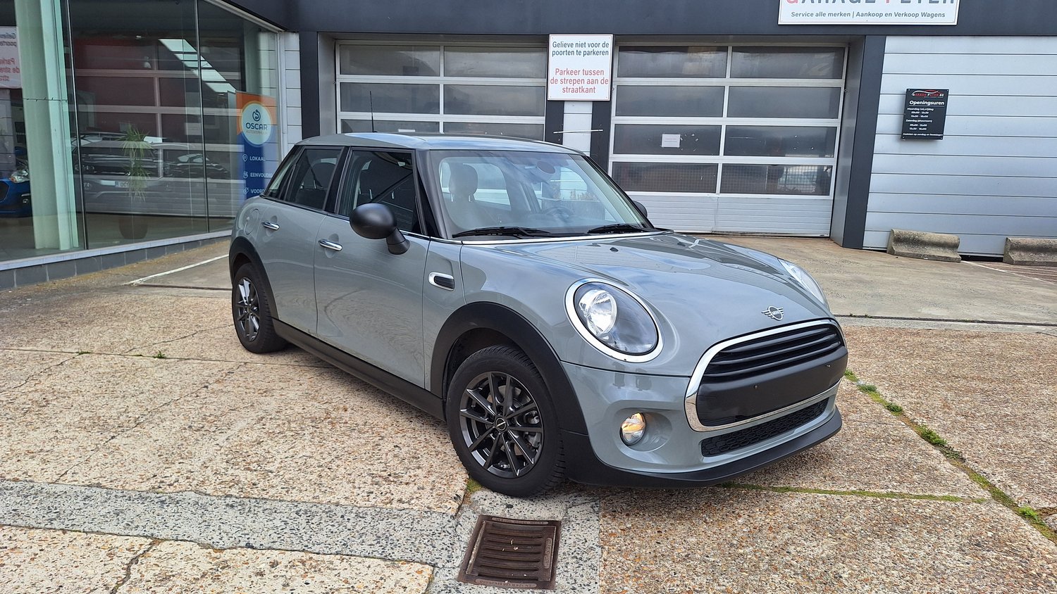 mini one 15 benzine 2018 alum velgen grijs tweedehandswagens garage peter bredene oostende (1)