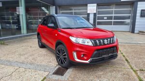 suzuki vitara 10 boosterjet 2019 rood tweedehandswagens garage peter bredene oostende (1)